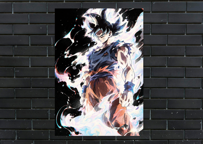 Dragon Ball Super Goku Ultra Instinct Metal Poster wall display
