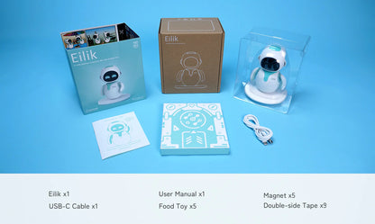 [Marketplace] Eilik Interactive Companion Robot (Pink & White)