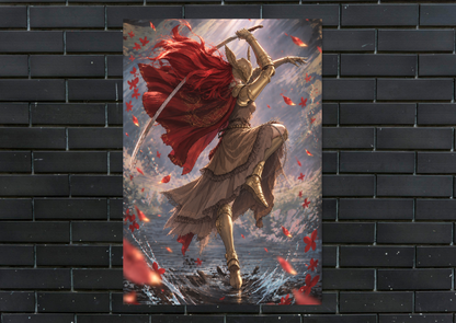 Elden Ring Malenia metal poster