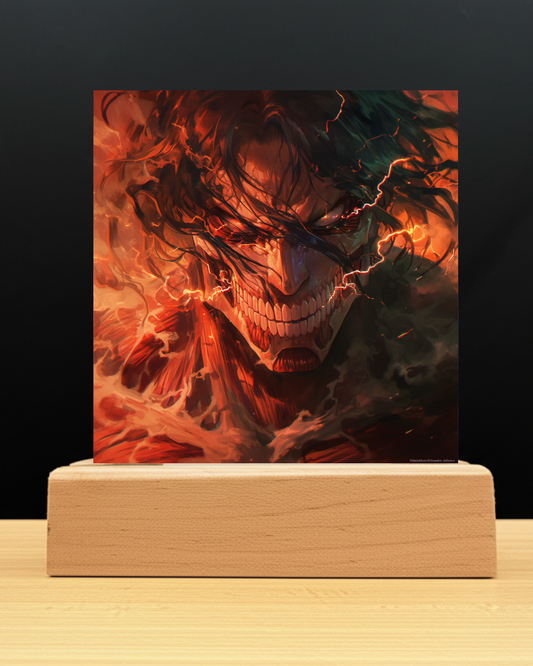 Attack on titan Eren Acrylic Nightlight