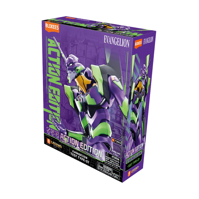 Blokees Model Kit Action Edition Evangelion Production Model 01 / EVA-01