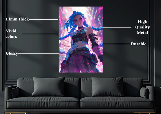 Arcane Jinxs Cyber Metal Poster-Gaming Wall Decor