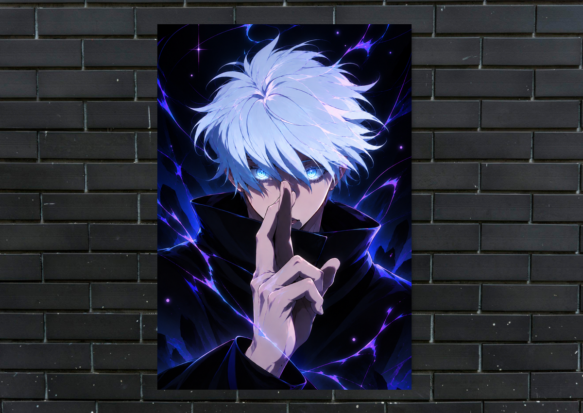 Jujutsu Kaisen Gojo metal poster