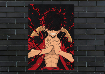 Jujutsu Kaisen Megumi Fushiguro metal poster