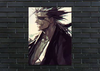 Zaraki Kenpachi Metal Poster