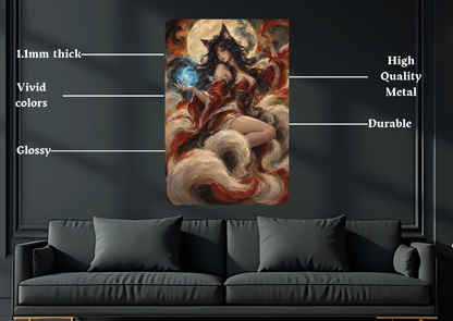League of Legends Ahri metal poster product details