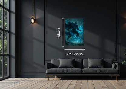 Lich King Metal Poster