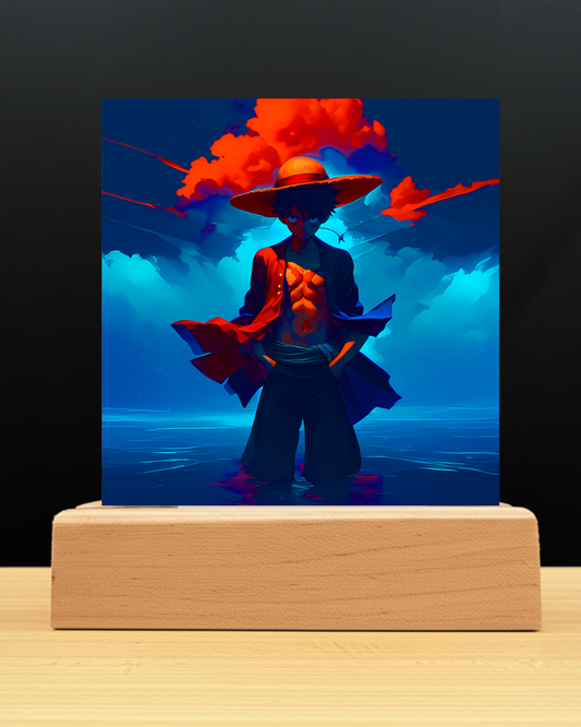 One Piece Luffy Acrylic Nightlight