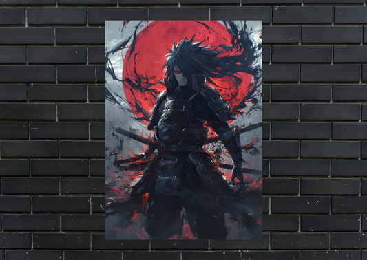 Naruto Madara Metal Poster
