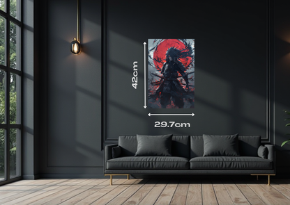 Naruto Madara Metal Poster