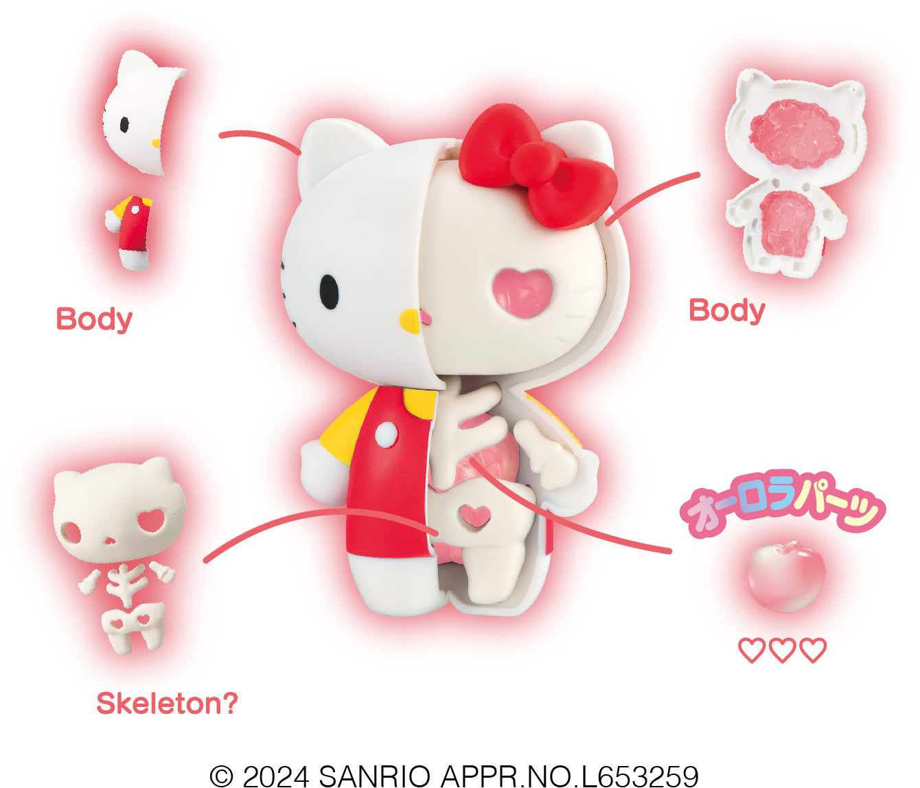 KAITAI Puzzle FANTASY Sanrio Characters Pure Pink Mix: 1Box (4pcs)