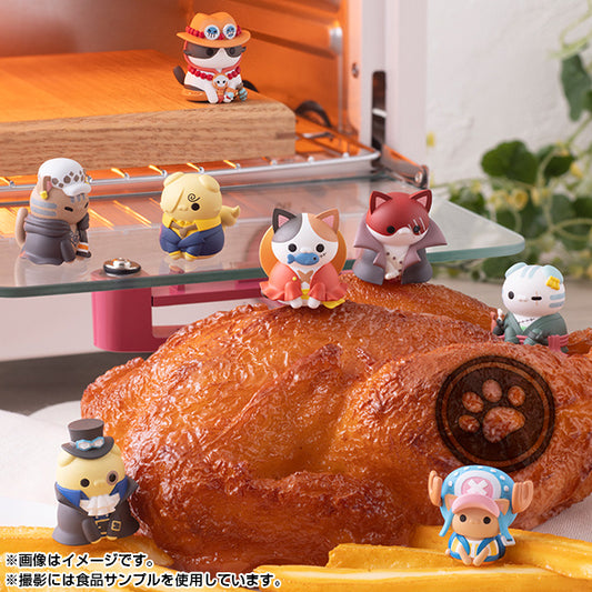 MEGA CAT PROJECT One Piece Nyan Piece Nyan! I Will Become the Pirate King Nyan! 1Box (8pcs)