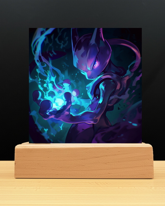Pokemon Mewtoo Acrylic Nightlight