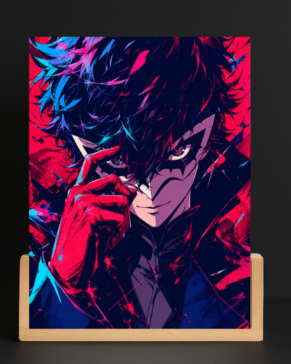 Persona 5 Joker acrylic LED nightlight mockup