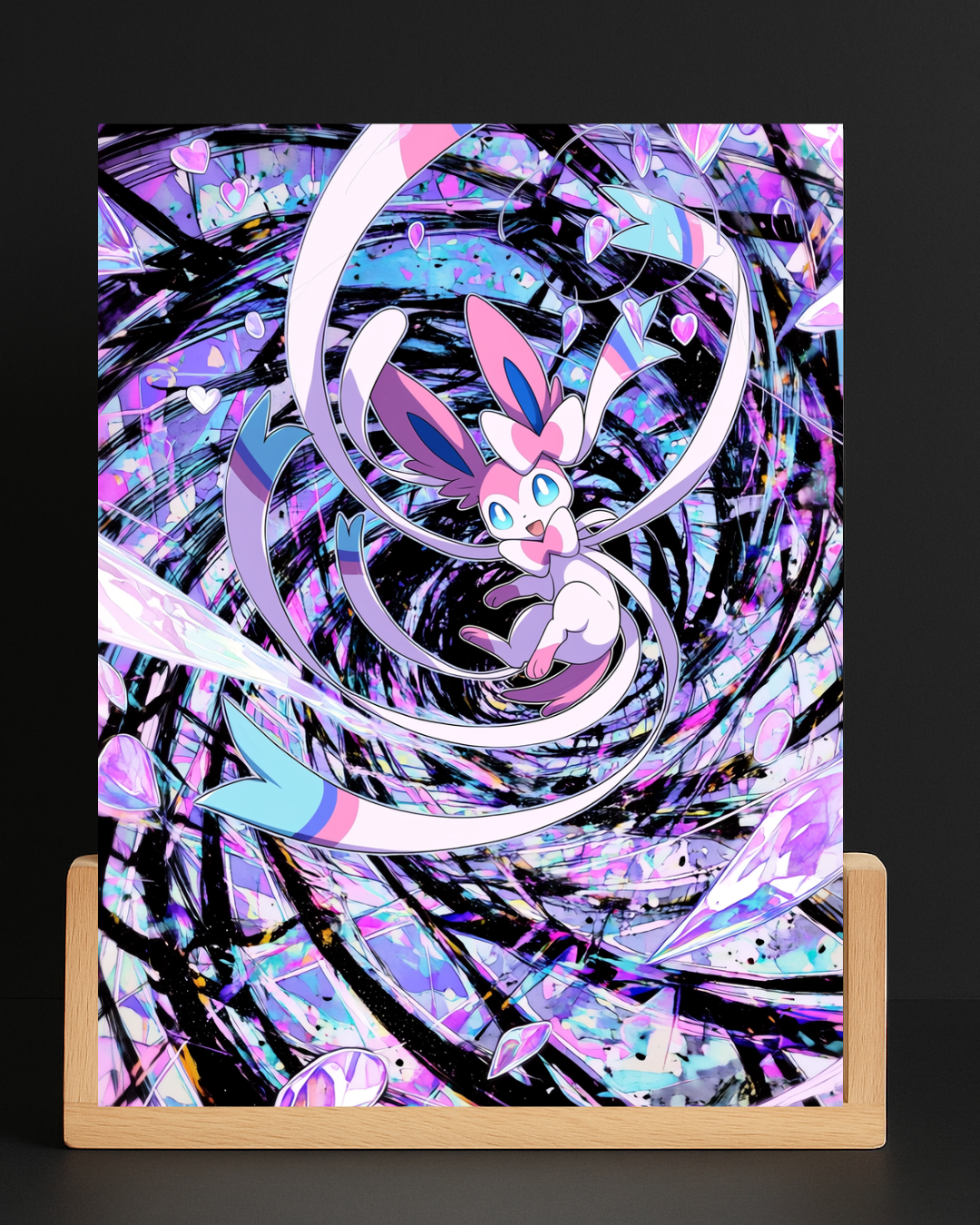 Pokemon Sylveon acrylic LED nightlight mockup