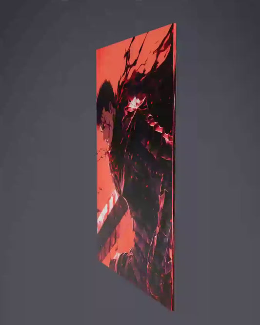 Beserk GUTS Metal Poster