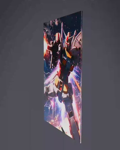 Gundam Rx Metal Poster-Anime Wall Decor