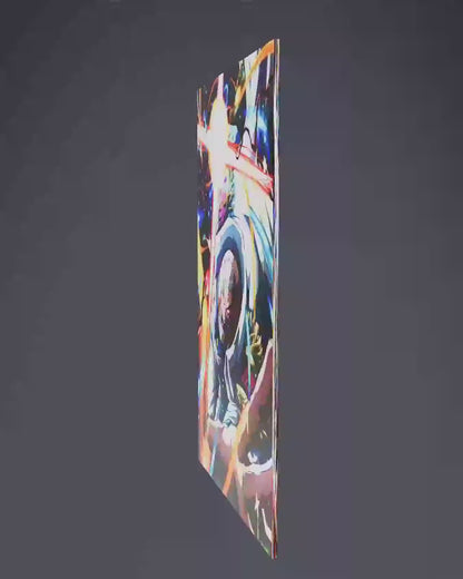 Garp Galaxy Impact Metal Poster