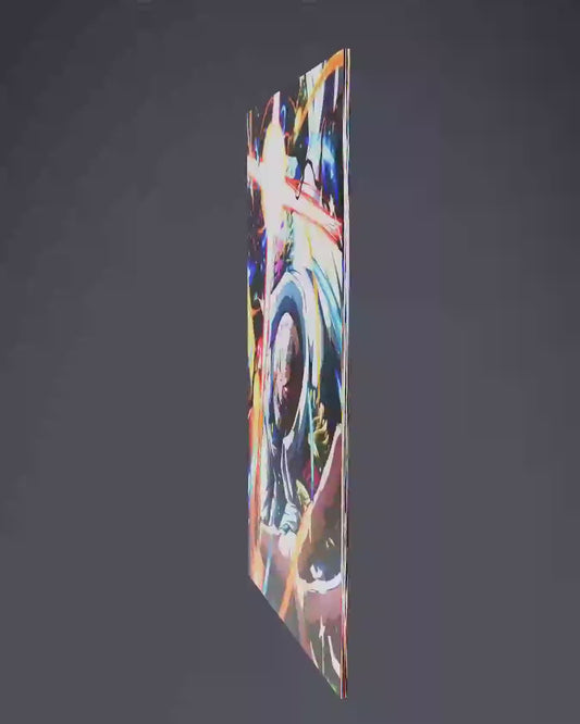 Garp Galaxy Impact Metal Poster