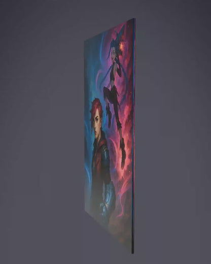 Vi and jinx Metal Poster