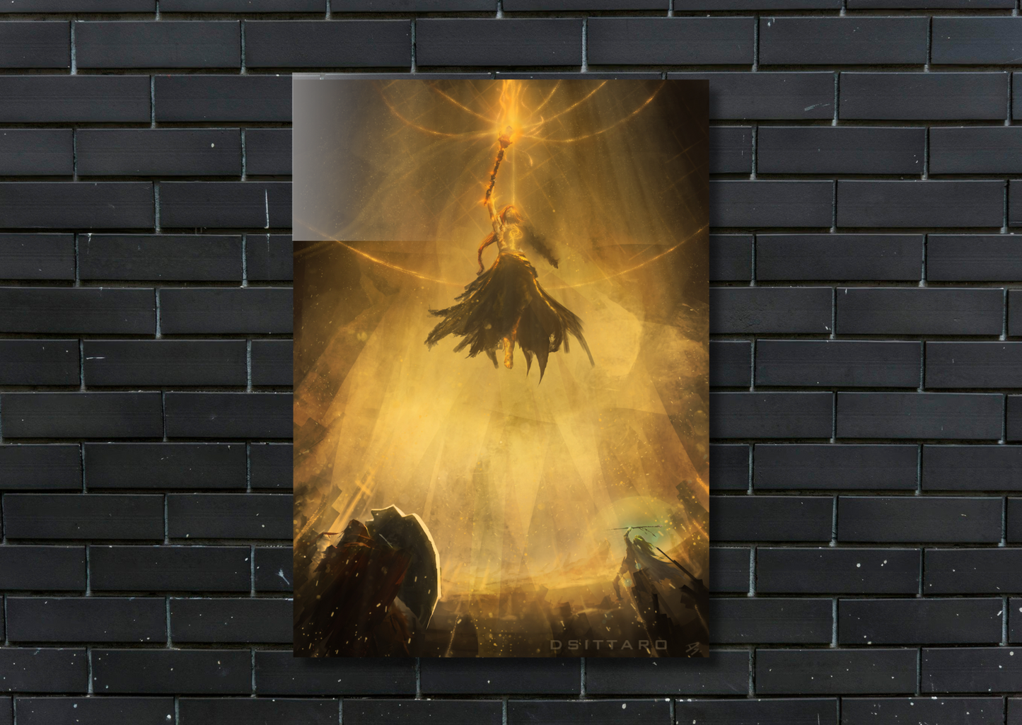 ELDEN RING Radagon Metal Poster-Gaming Wall Decor