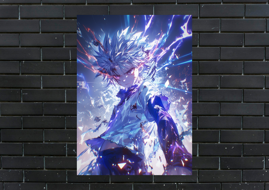 Hunter x Hunter Killua Metal Poster-Anime l Wall art