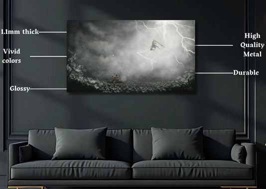 Sekiro Final Battle Metal Poster-Gaming Wall Decor
