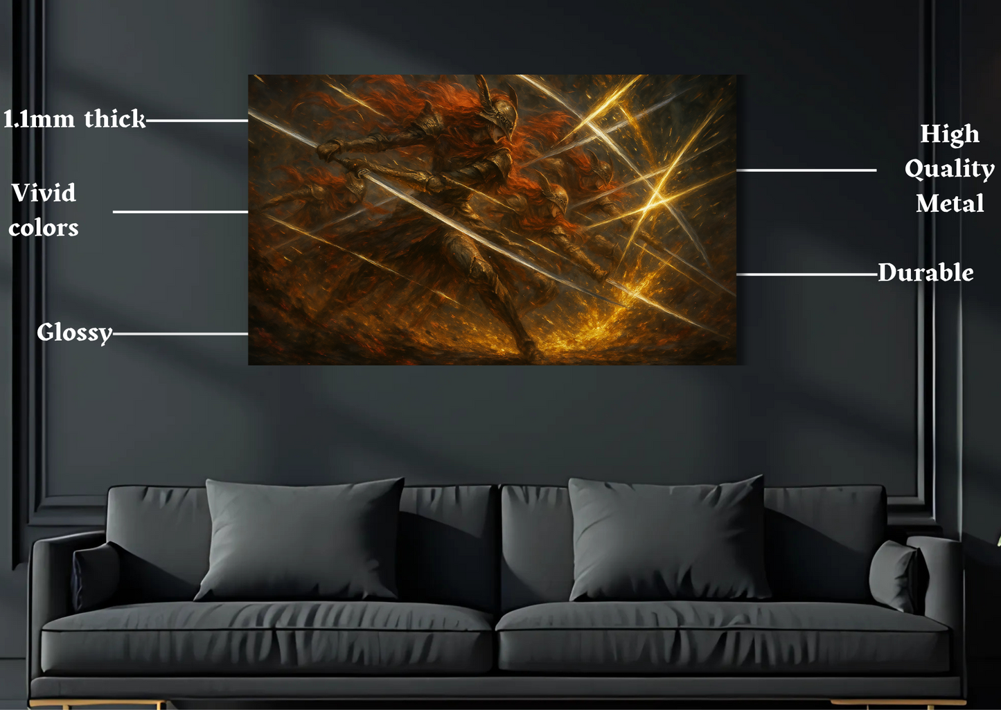 Malenia Waterfowl Metal Poster